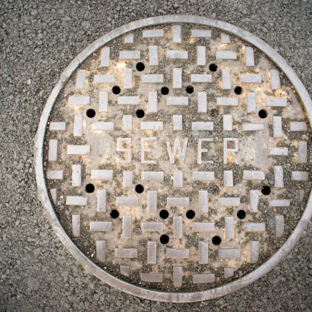 One can even find beauty in a manhole sewer cover